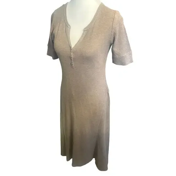 Lauren Ralph Lauren Ribbed Cotton Dress – Size Small - Picture 4 of 7